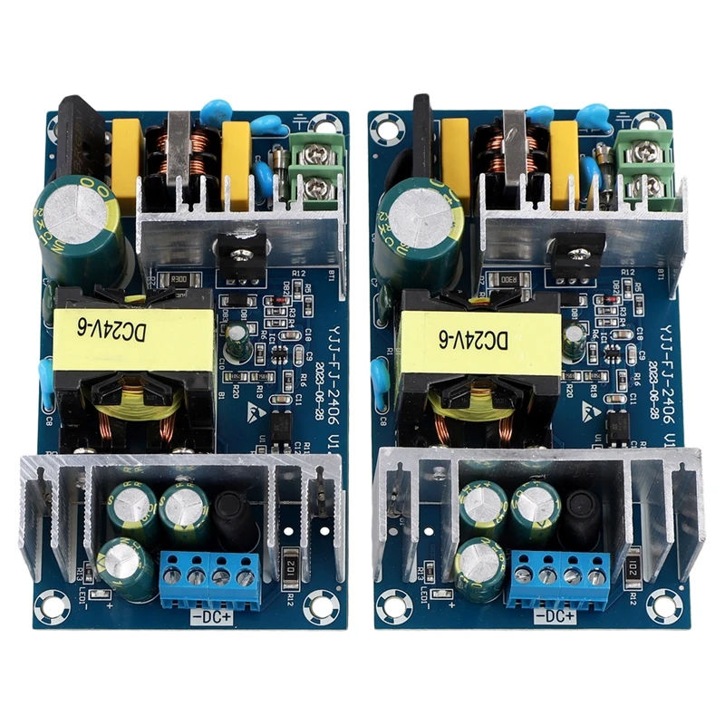 2PCS 150W 24V 6A High Power Power Module Bare Board AC-DC Power Board -DC2416 Power Module Transformer-ABWO