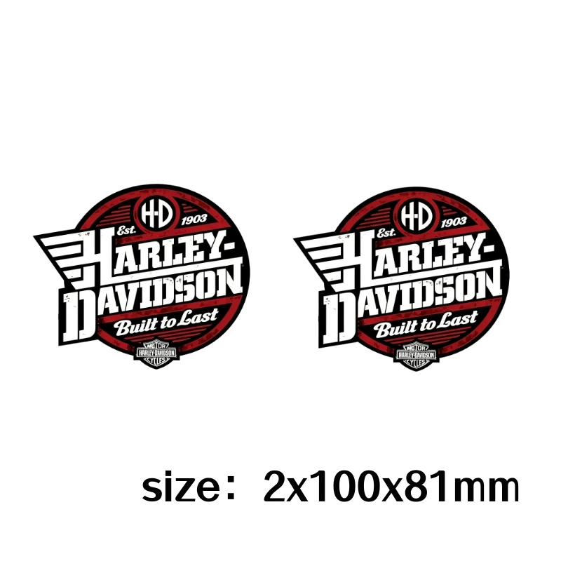 Harley-Davidson Built to Last Logo Style  Stickers Decals for Cruiser Panels Accessories Decorative Logo Motorcycle Car Stickers view 5