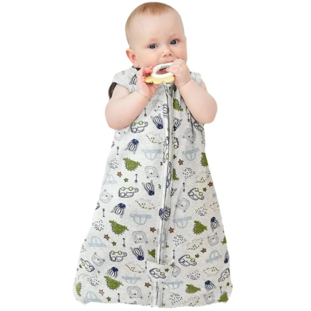 Baby Sleeping Bag 0.5 TOG Summer Baby Wearable Blanket Toddler Sleepsack Soft Cotton Infant Sleeping Bags for Boys Girls Pajamas
