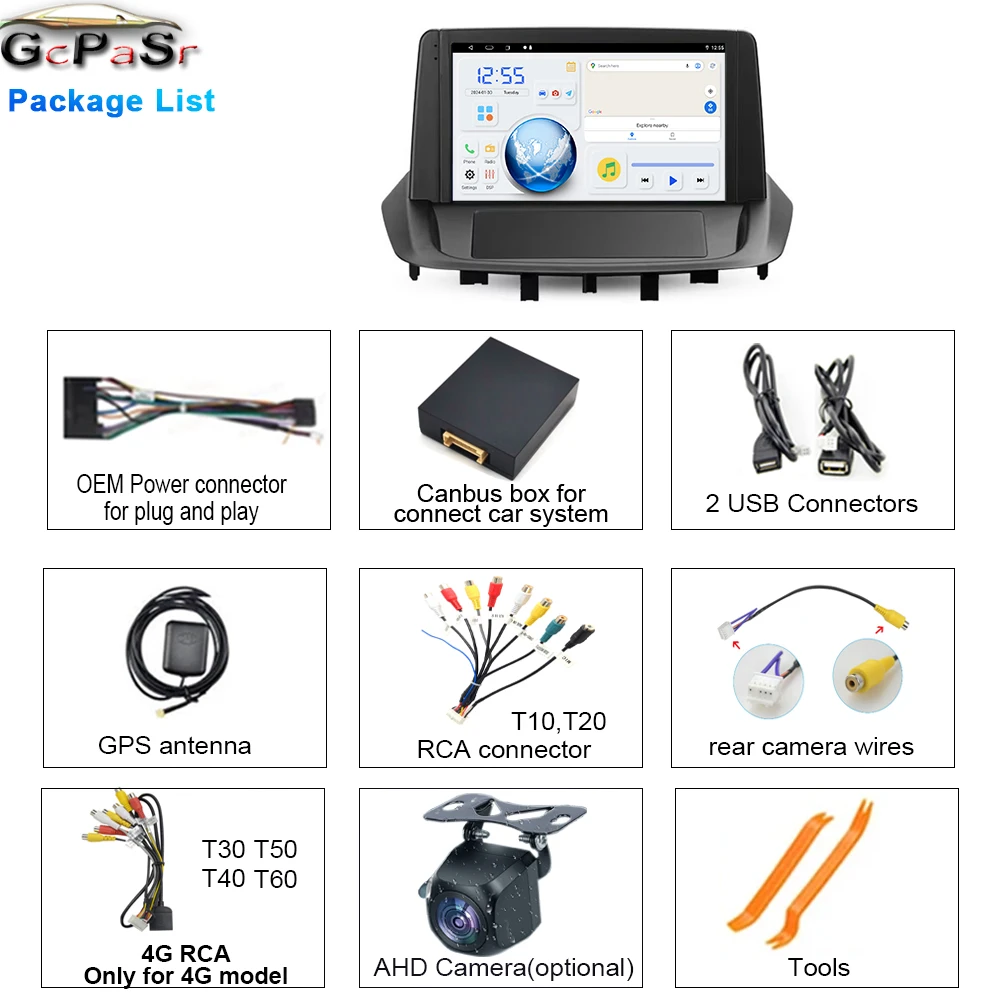 Android 15 pour Renault Fluence 1 2009 - 2017 moniteur multimédia Carplay Auto WIFI lecteur de Navigation vidéo stéréo GPS Radio QLED