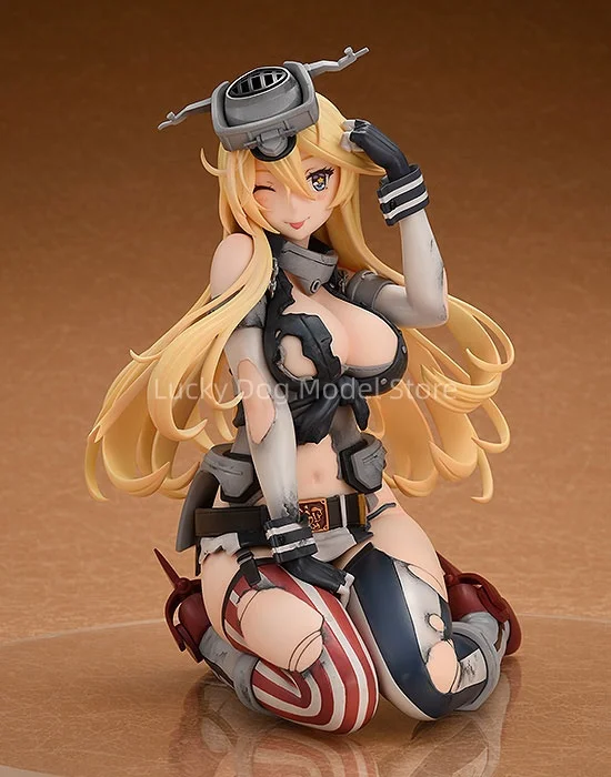100% Original Kantai Collection -Kan Colle- Iowa Half-Damaged heavy Armament Ver. 1/8 Action Figure Anime Model Toys Gift view 3
