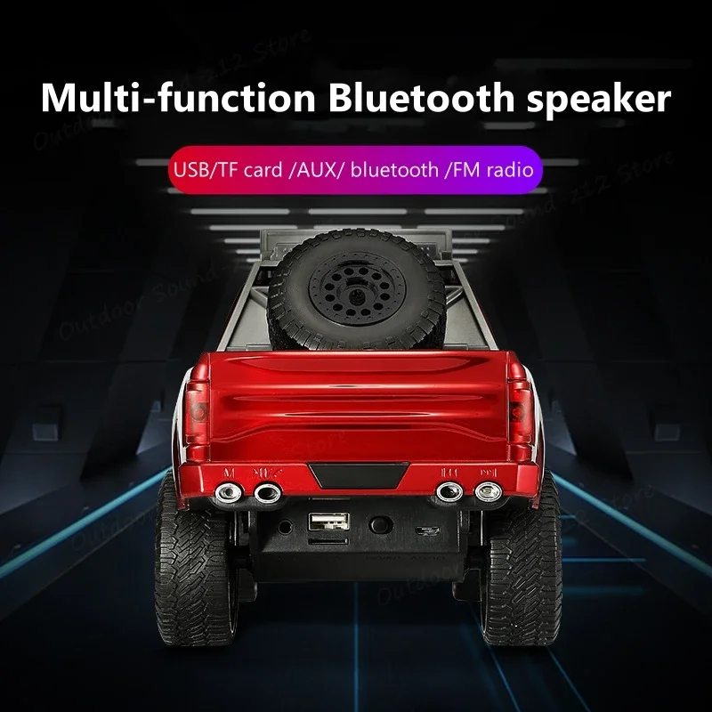 NEW WS-589 1500mAh Classical Pickup Car Shaped Wireless Home Theater Sound System Portable Mini Blue Tooth Party Speakers