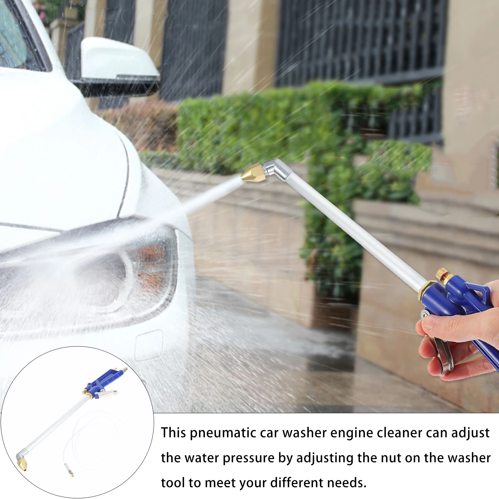 

Engine Cleaning Sprayer Pneumatic Tool High Pressure Degreaser Air Blow Machine Car Washer Oil Plastic Automotive Engine Parts