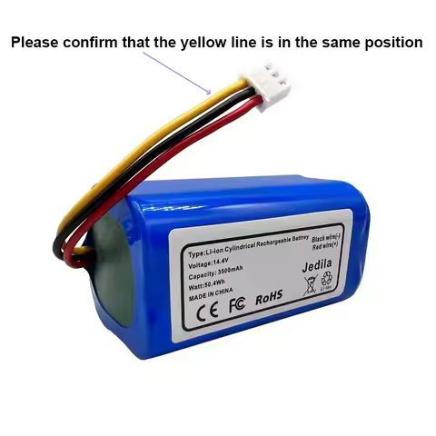100% New Original 14.4v 3500mAh Li-ion Battery Side Brush HEPA Filter For ABIR X5 X6 X8 R20 Robot Vacuum Cleaner