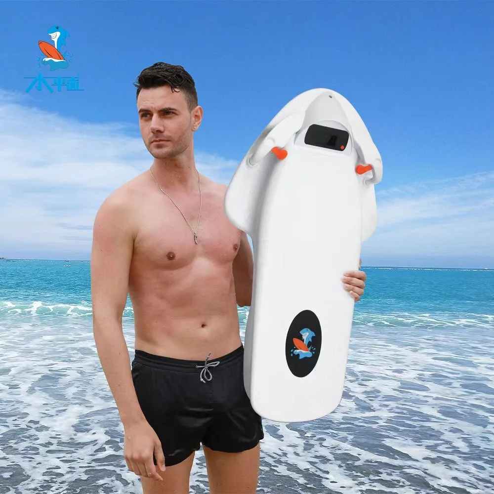 15km/h High Speed Electric Bodyboard 36V 12Ah Battery, 120 Mins Runtime Motorized Swimming Kickboard for Adults Kids 100KG