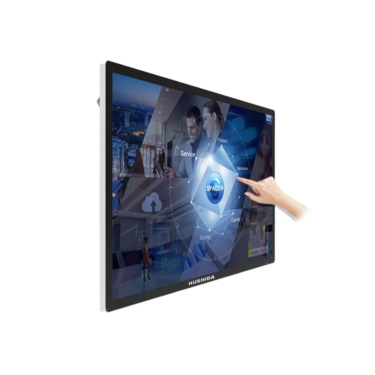 

50 inch touch screen internet lcd ad player supermarket wall mount lcd advertising