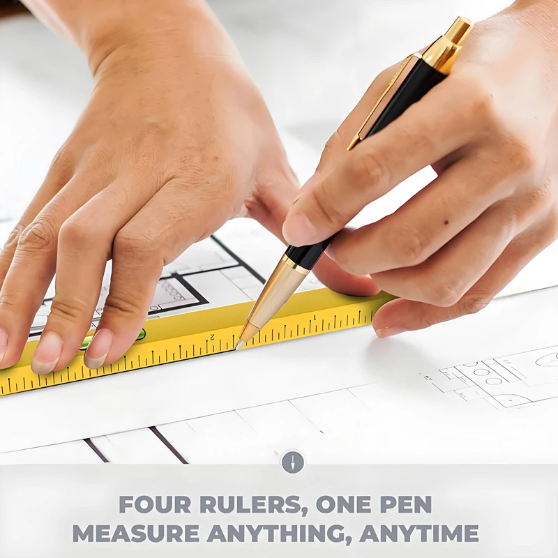 6 IN 1 Penna multifunzionale Touch Screen Stilo Cacciavite Righello Livella a bolla Penna a sfera ricaricabile Cancelleria per ufficio scolastico