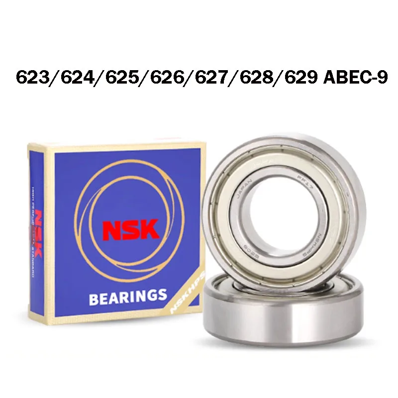 

NSK 623 624 625 626 627 628 629 ZZ DDU 2RS Высококачественные подшипники Высокоскоростные подшипники Происхождение Япония Подшипник NSK 5/10 шт.