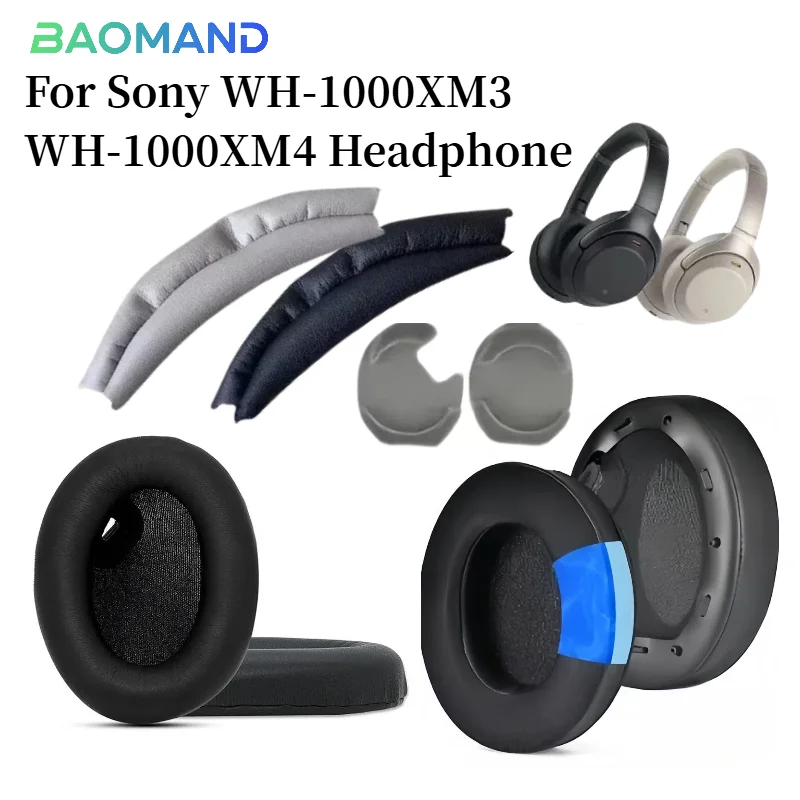 

Earphone Ear Pads For Sony WH-1000XM3 WH-1000XM4 Earpads Sponge Soft Foam Cushion Replacement Headphones Accessories