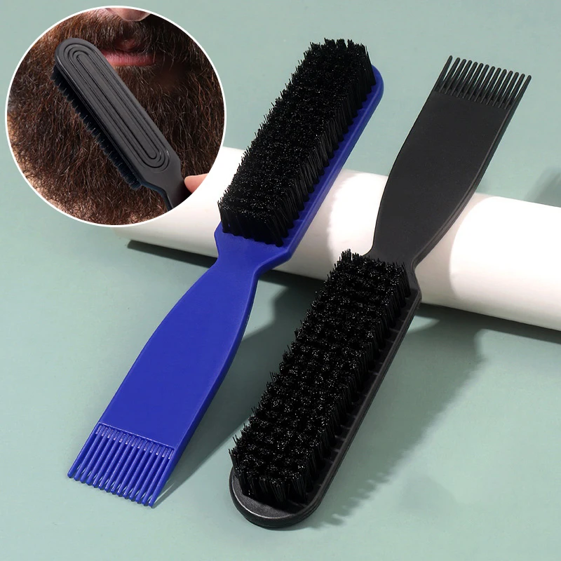 1 Pcs Men's Beard Comb For Grooming Barber Shop Brush Tools And Hair Dust Hairdressing Neck