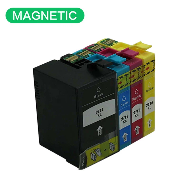 4X 2711 High quality compatible ink Cartridge for Epson WorkForce WF-7110 7610 7620 3620 3620 3640 printer 27 27XL