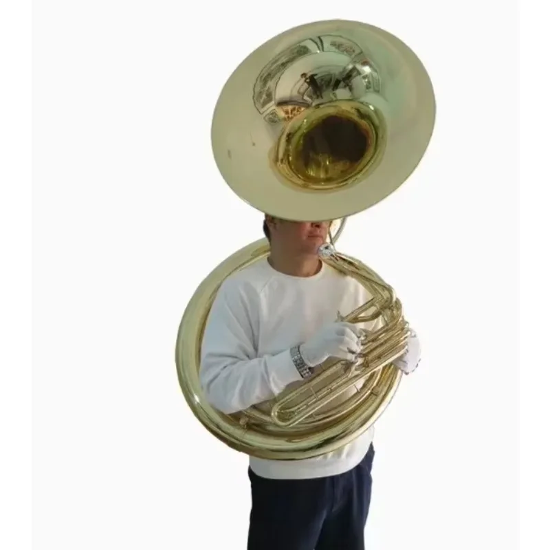 2025 Professional BBb Sousaphone Premium Silver Plated Brass Instrument for OEM/ODM Supply