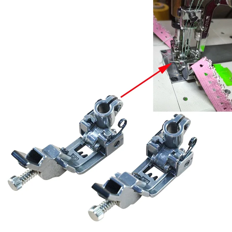 

Tape Guide Elastic Presser Foot For Industrial Interlock/Coverstitch Sewing Machine Pegasus Siruba Jack Zoje Parts Accessories