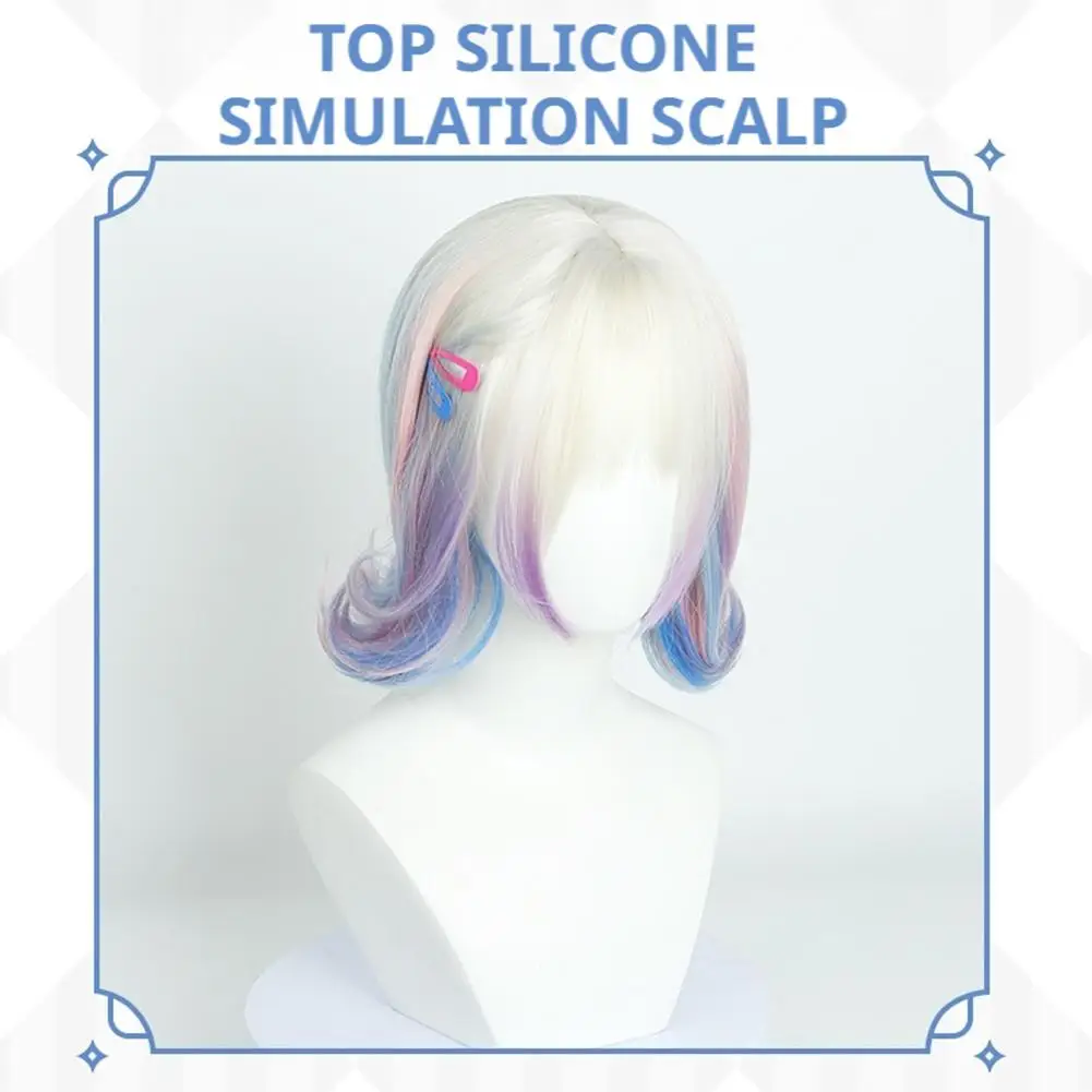 1 pièces pour Enid Sinclair Cosplay perruque Halloween carnaval Cosplay Costume perruque femmes fille habiller coloré cheveux courts de haute qualité