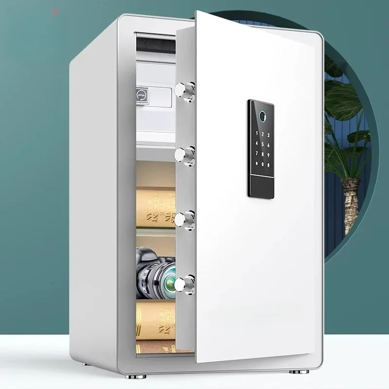Fingerprint password safe small smart wifi anti-theft remote automatic door safe for home and office use