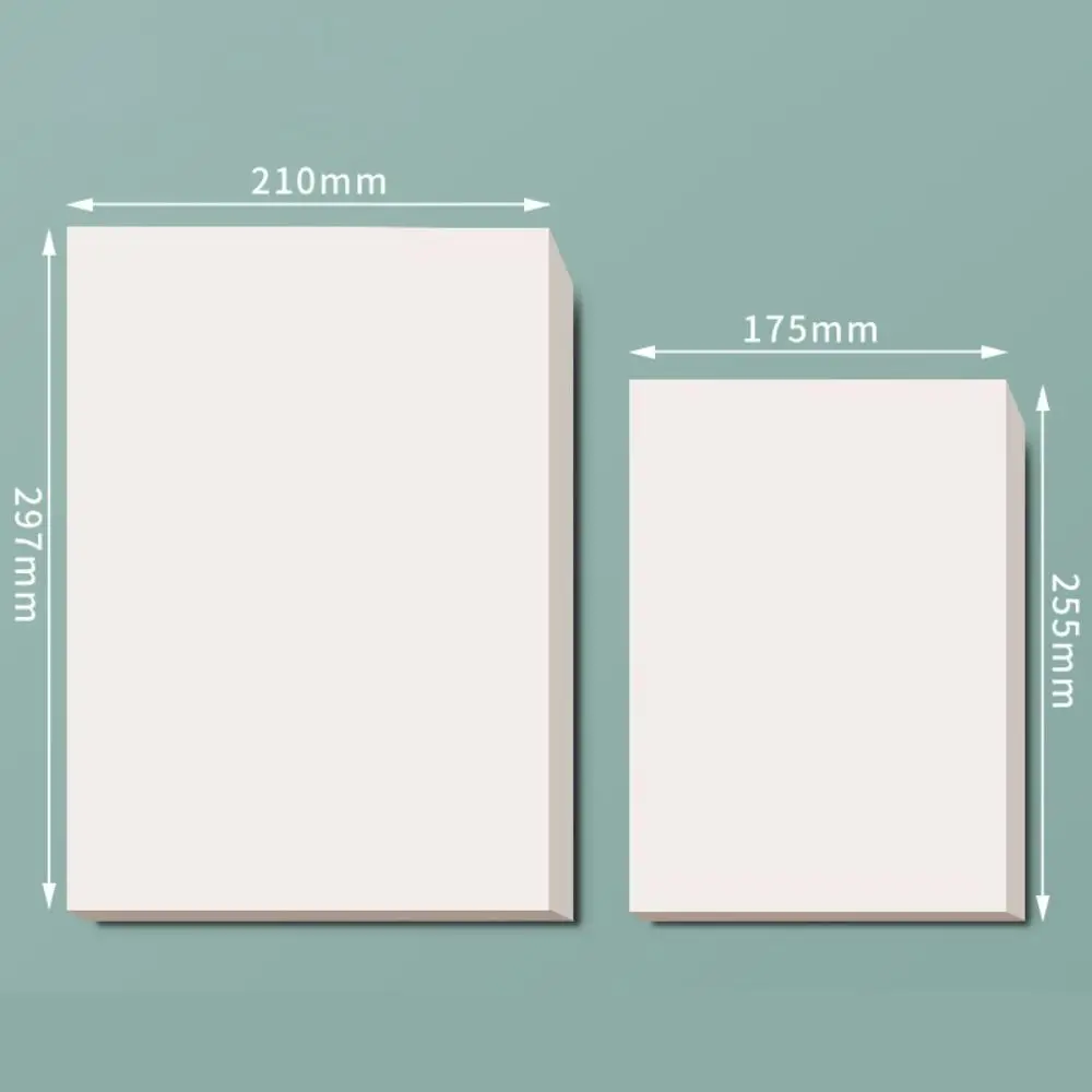 40/100 Sheets Blank Draft Paper A4/B5 Grids/Blank Arithmetic Paper Beige Eye Protection Calculation Paper