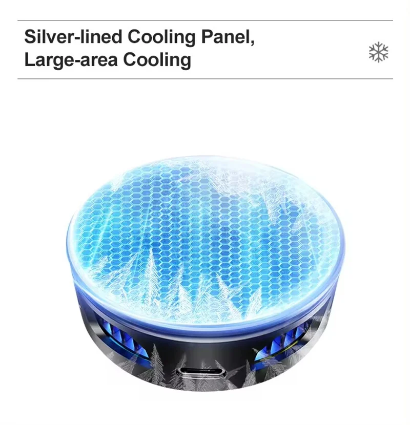 SL18 TEC Cooler Magnetic phone cooler with temperature display for iPhone Android phone tablet game cooler cooling fan