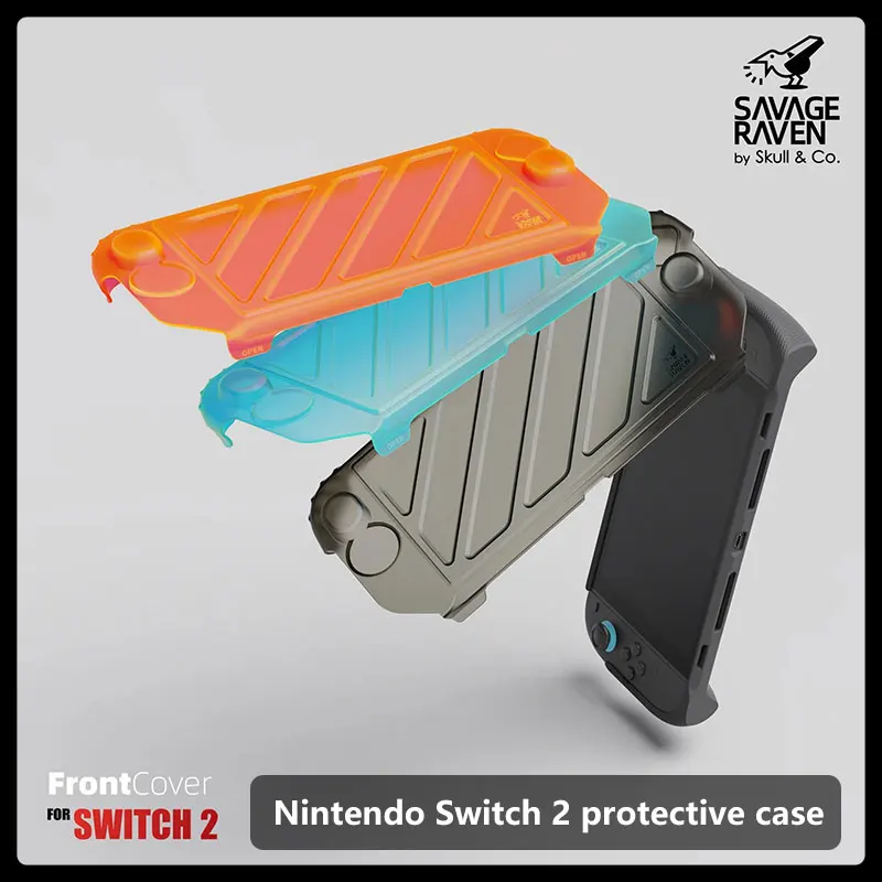 

Skull & Co. HardShell Front Cover Portable Protective Case for Nintendo Switch 2 StandGrip (GripCase) for NSW2