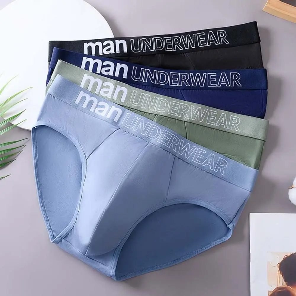 

5 шт., простые мужские тонкие трусы с низкой талией, мужское нижнее белье, мужское нижнее белье, эластичные трусы с надписью, мужские