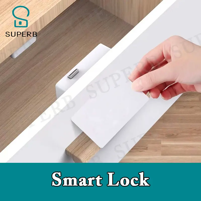 Superb escape room prop smart lock intelligent lock swipe card to unlock drawer lock real life escape puzzle 1987 new prop
