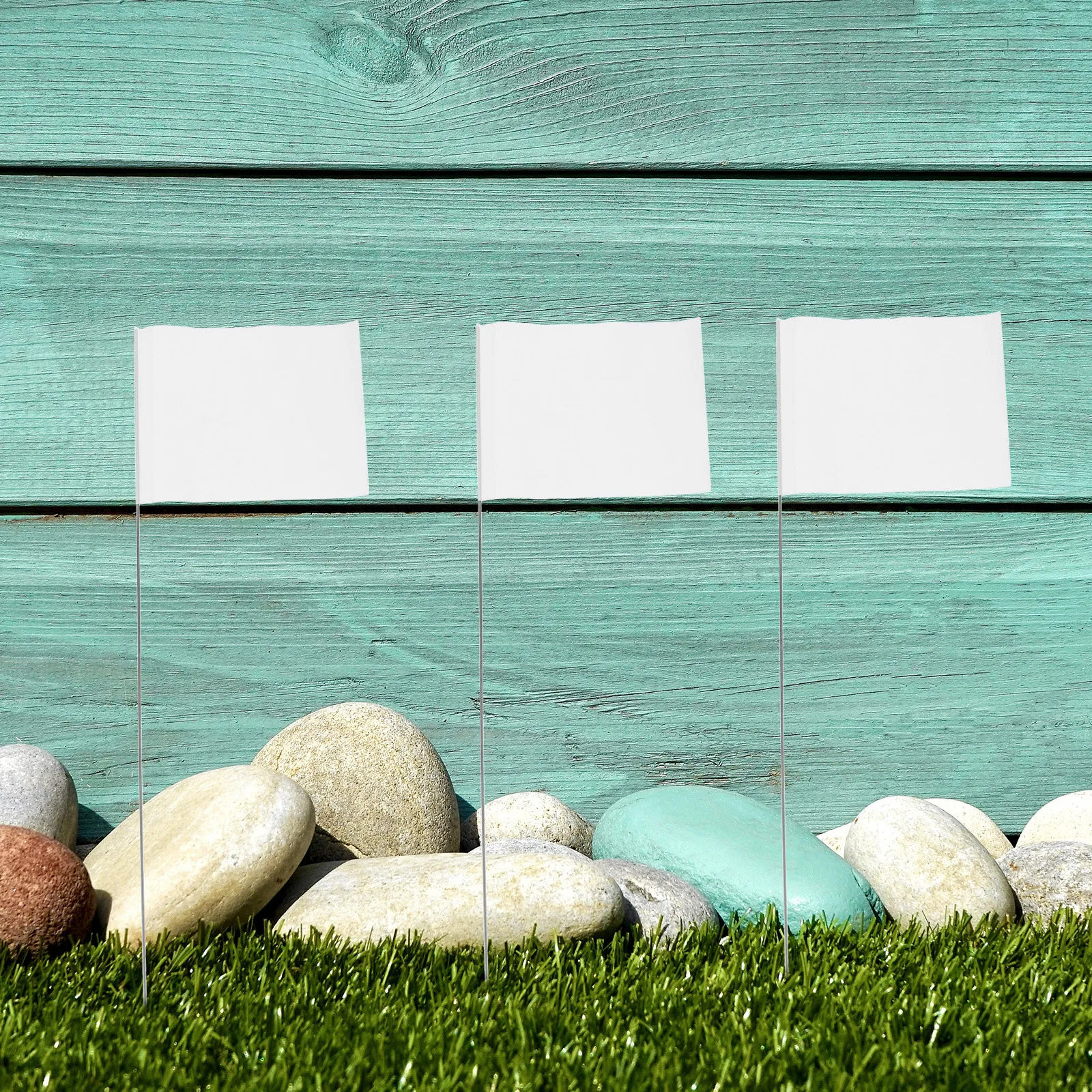 

50pcs Irrigation Marking Triangular Lawn Flags For Garden Sprinkler System Landscape Yard Supplies Survey Flags Dog Training