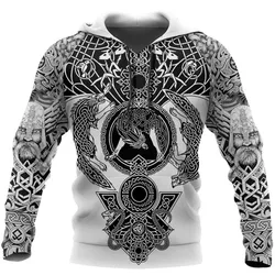 Retro Harajuku Pullover New Men Hoodie 3d Print Men's Hooded Sweatshirt Oversized Vintage Male Clothing Fall Long Sleeve Tops