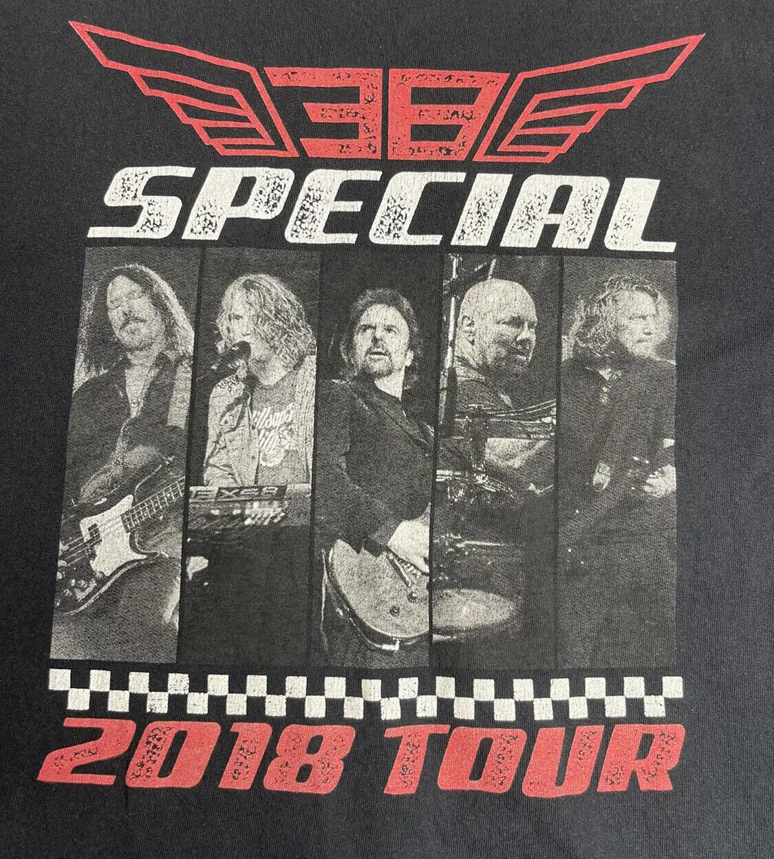 

VTG 38 Special 2018 Tour Black Concert T-Shirt Black All Size AH1811