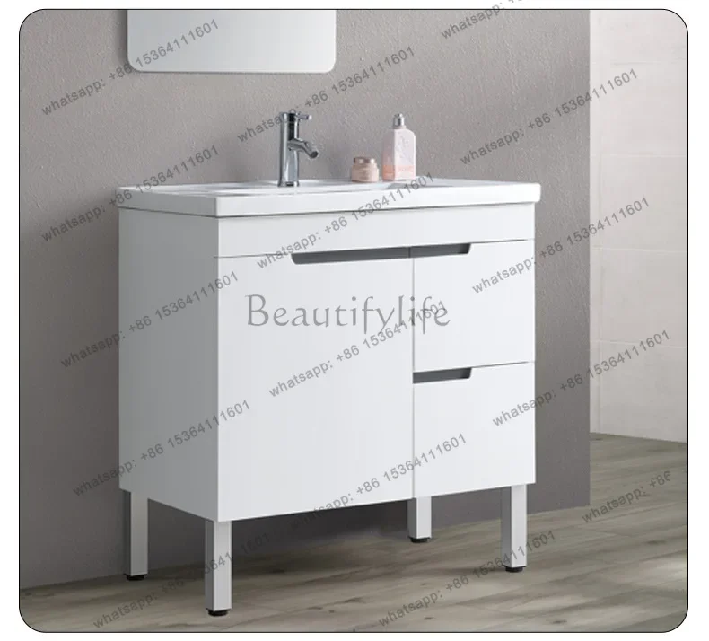 FGHome Household Floor-Standing Washbasin Cabinet Bathroom Washbasin Cabinet Washbasin Cabinet Set In Stock