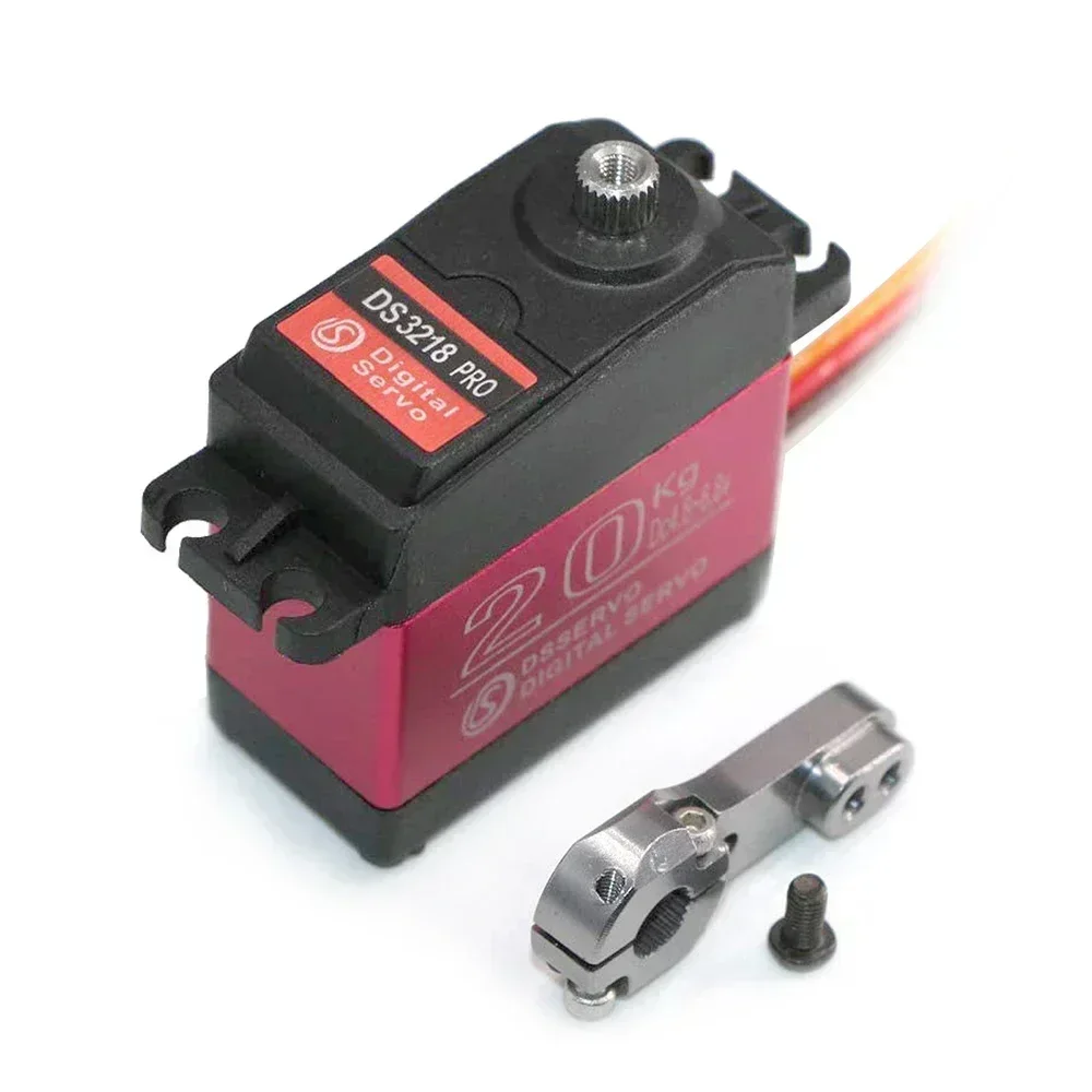 NEW FOR 1/8 1/10 RC Cars Waterproof Servo High Speed DS3218 PRO 20KG 180/270 Degree Digital Servo Baja Servo w/Metal Arm