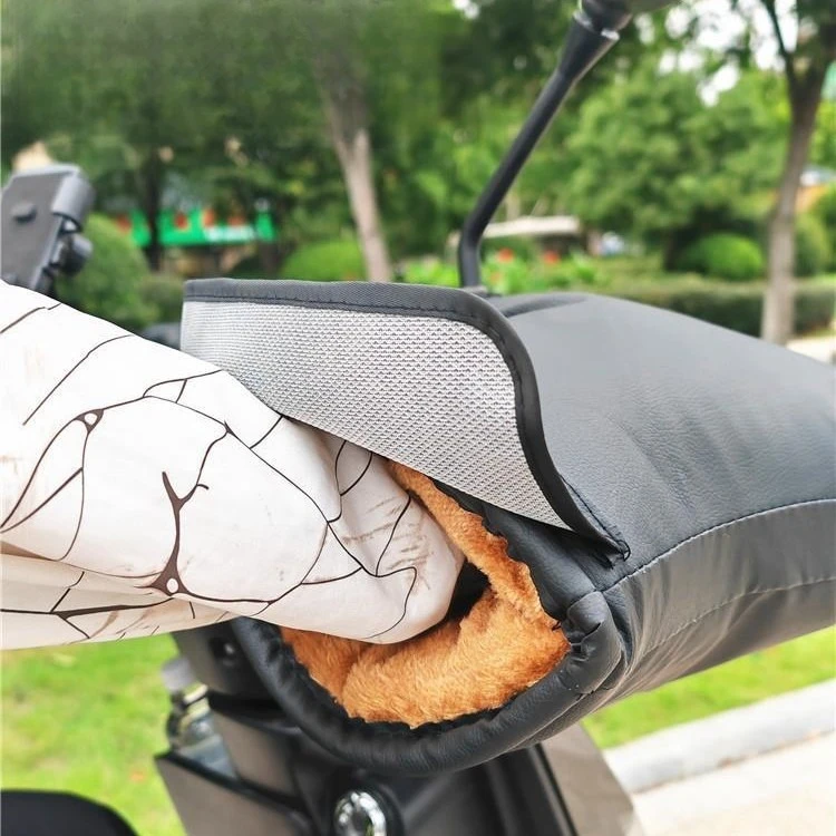 مقود الدراجات النارية الكهربائية، قفازات الزجاج الأمامي الدافئة للشتاء، مقود سيارة البطارية، حماية باردة وسميكة