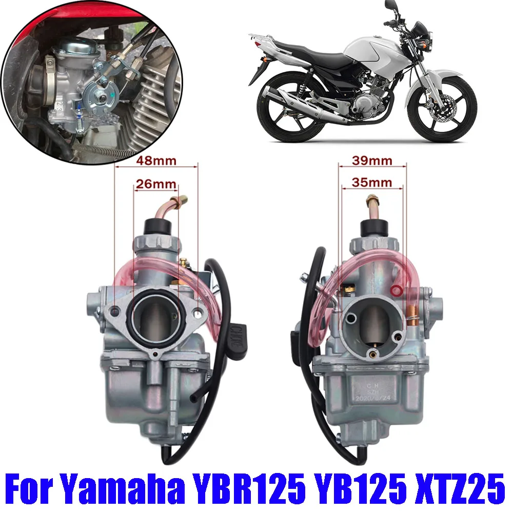 

Motorcycle Accessories Carburetor Carb Euro I II III Fuel System Parts For Yamaha YBR125 YB125 JYM125 YBR 125 YB 125 XTZ125 XTZ