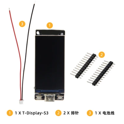 T-Display-S3 ESP32 S3 with 1.9 inch ST7789 LCD Display Development Board WIFI Bluetooth5.0 Wireless Module 170*320 Resolution