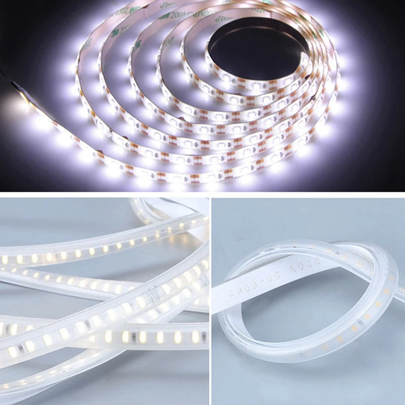 

LED Ice Strip Light For Kitchen With Switch Warm White Waterproof