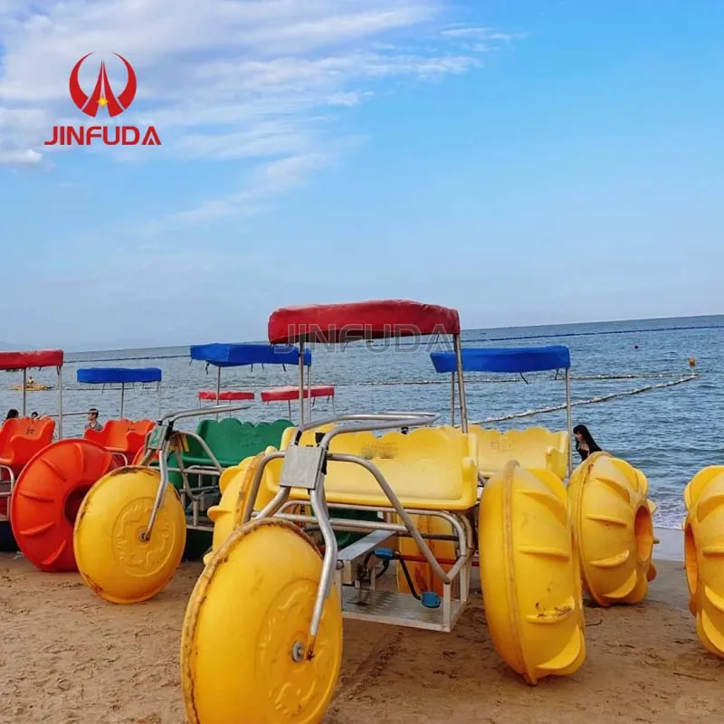 3 Big Wheels Water Pedal Boat Tricycle Water Pedal Bike Big Wheel