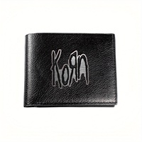 KoRn Band Logo Stylish Mens Wallet: Business Casual Elegant Simple Practical Quality Wallet Stylish Printing Graphic Creative Ch