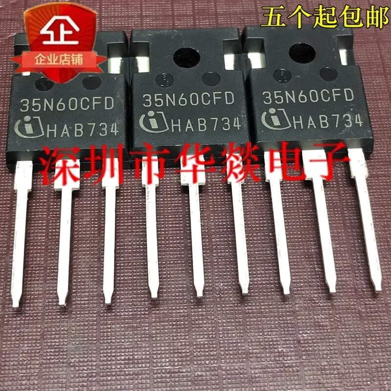 5PCS 35N60CFD SPW35N60CFD  TO-247 600V35A  Brand New In Stock, Can Be Purchased Directly From Shenzhen Huayi Electronics