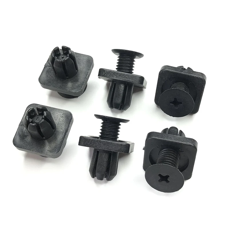 20pcs Car Chassis Engine Guard Square Screw Fastener Clip For Honda CRV Civic XRV City Vezel Spirior ELYSION Odyssey Fit Accord