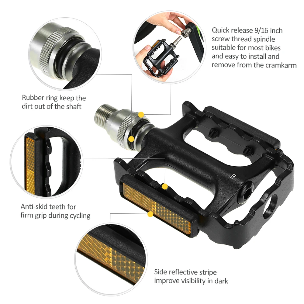 Quick Release Pedals    Cycle  Pedal with Pedal Extender Adapter  Pedal  Pedal Cycle Pedal