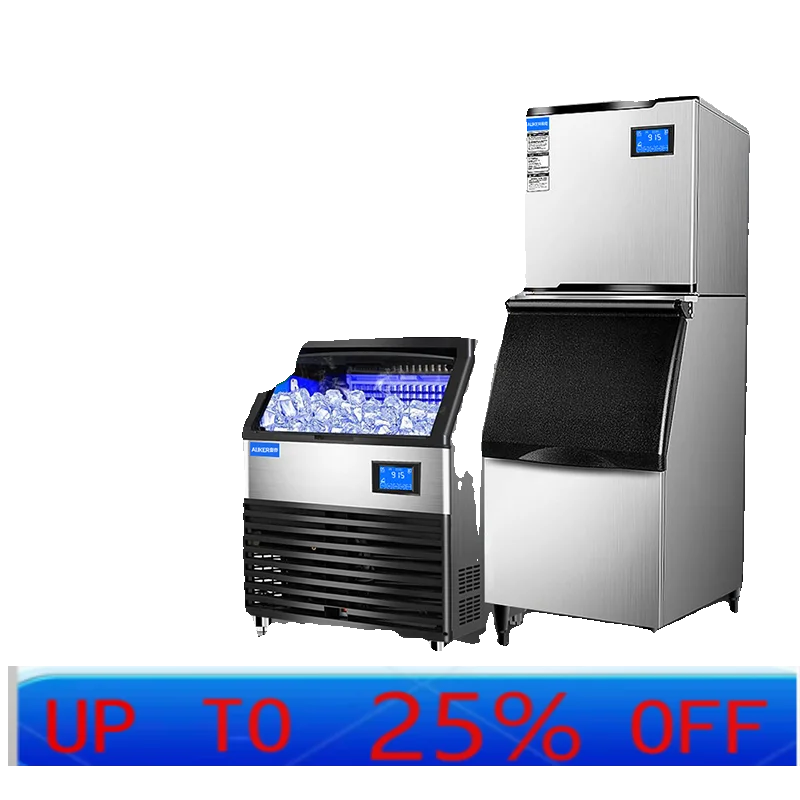 

LTT commercial milk tea shop bar small output automatic cube making ice machine