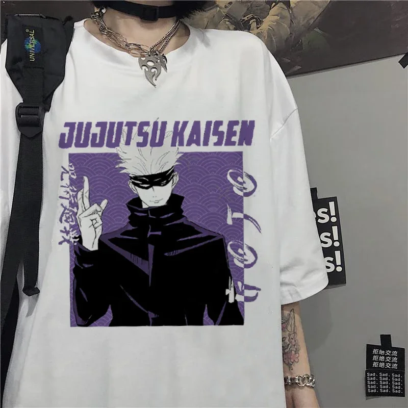 

Jujutsu Kaisen Yuji Itadori Printed T-shirt Ulzzang y2k Harajuku Anime Short Sleeve Tees Tops Casual Hip Hop Men Women T Shirt