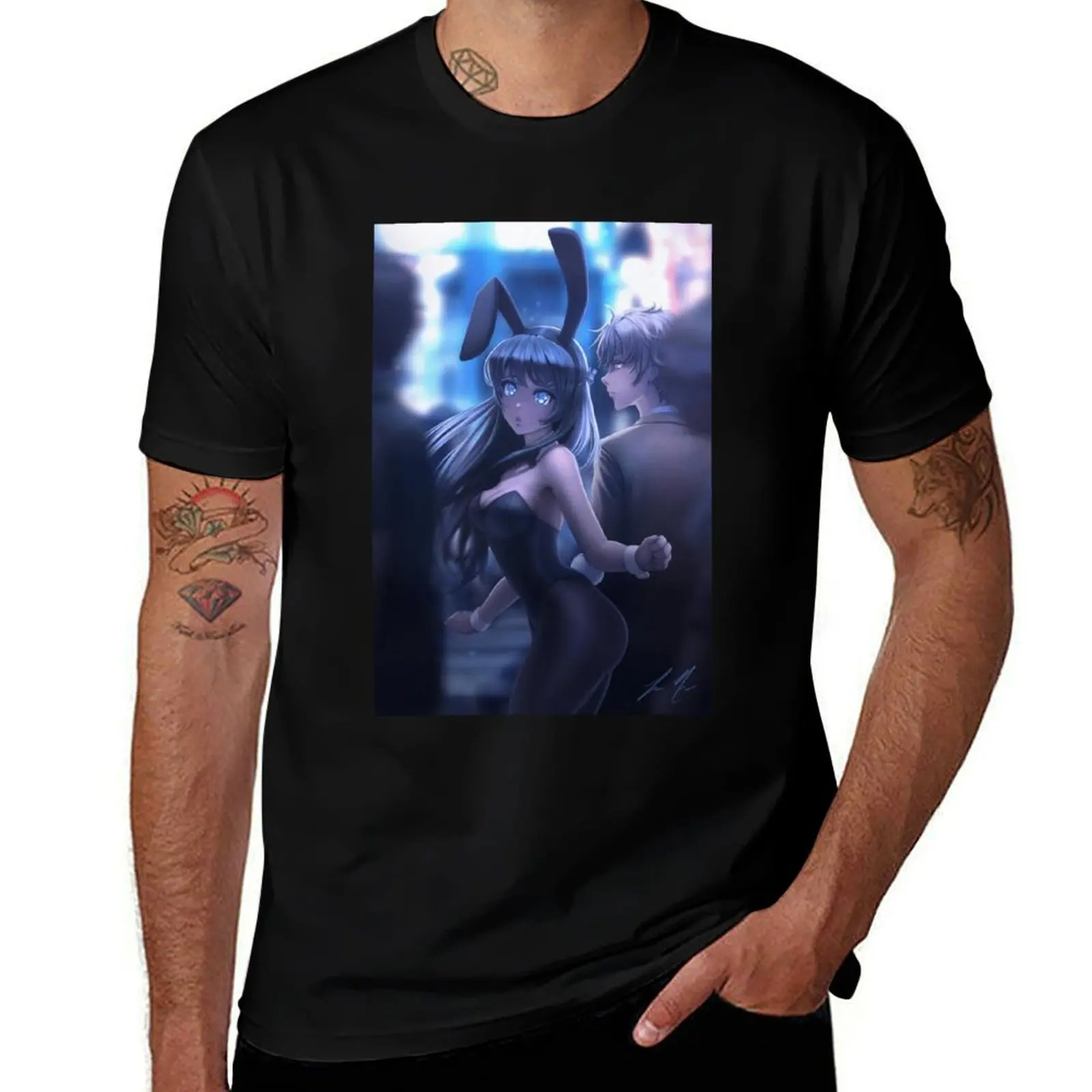 

Bunny Girl Senpai - MaiSakuta Poster T-Shirt t shirts for man graphic tees t shirts with prints T-Shirt