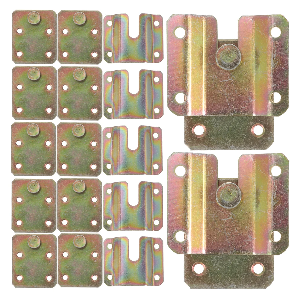 

12 шт. встроенные блокирующие мебельные кронштейны, сверхмощная фурнитура для фоторамки заподлицо для настенного подвешивания и пол