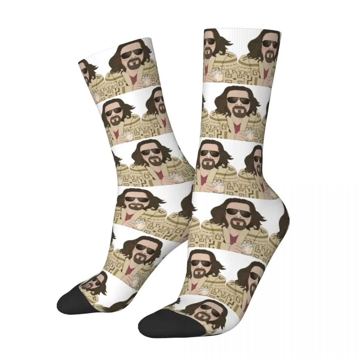 The Dude- The Big Lebowski Socks Harajuku Sweat Absorbing Stockings All Season Long Socks Accessories for Man's Woman's Gifts