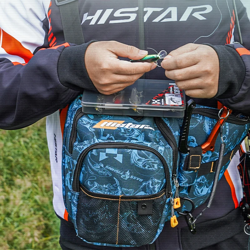 Mochila portacañas para pesca a luya – Bolsa cruzada con soportes - imagen 4