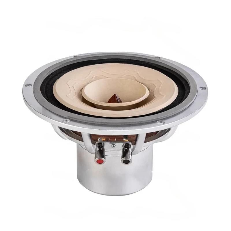 8-Inch - HiFi Home DIY Full-Range Speaker Unit Silver-8 Pair