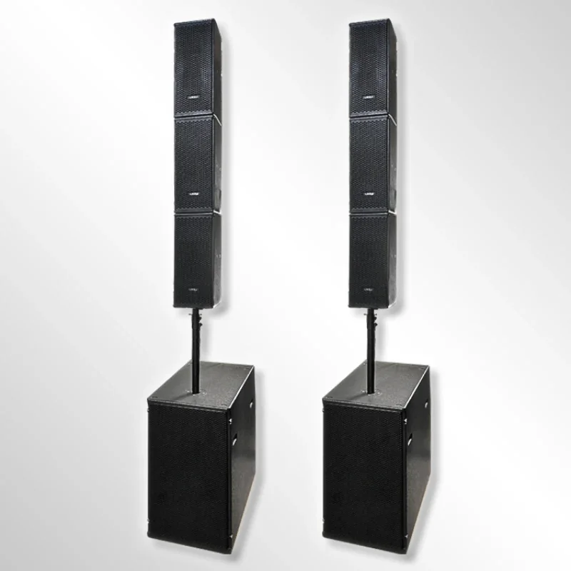 LV502  120W Double 5 Inch column church speaker  Indoor and outdoor performance activities Active   powered line array