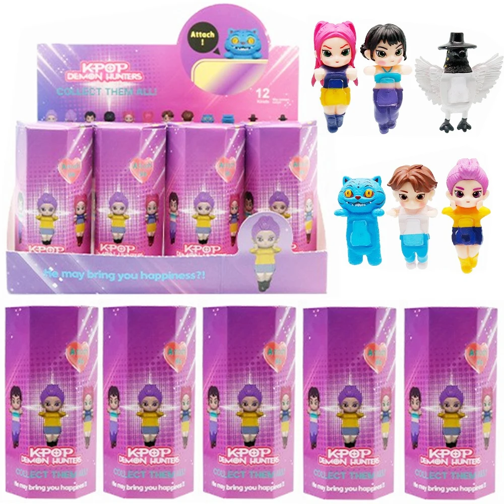 

K-pop Demon Hunters слепая коробка Rumi Mira Devil Saja Collect аниме фигурка детская вечеринка косплей игры мультфильм охотаник декоративный подарок