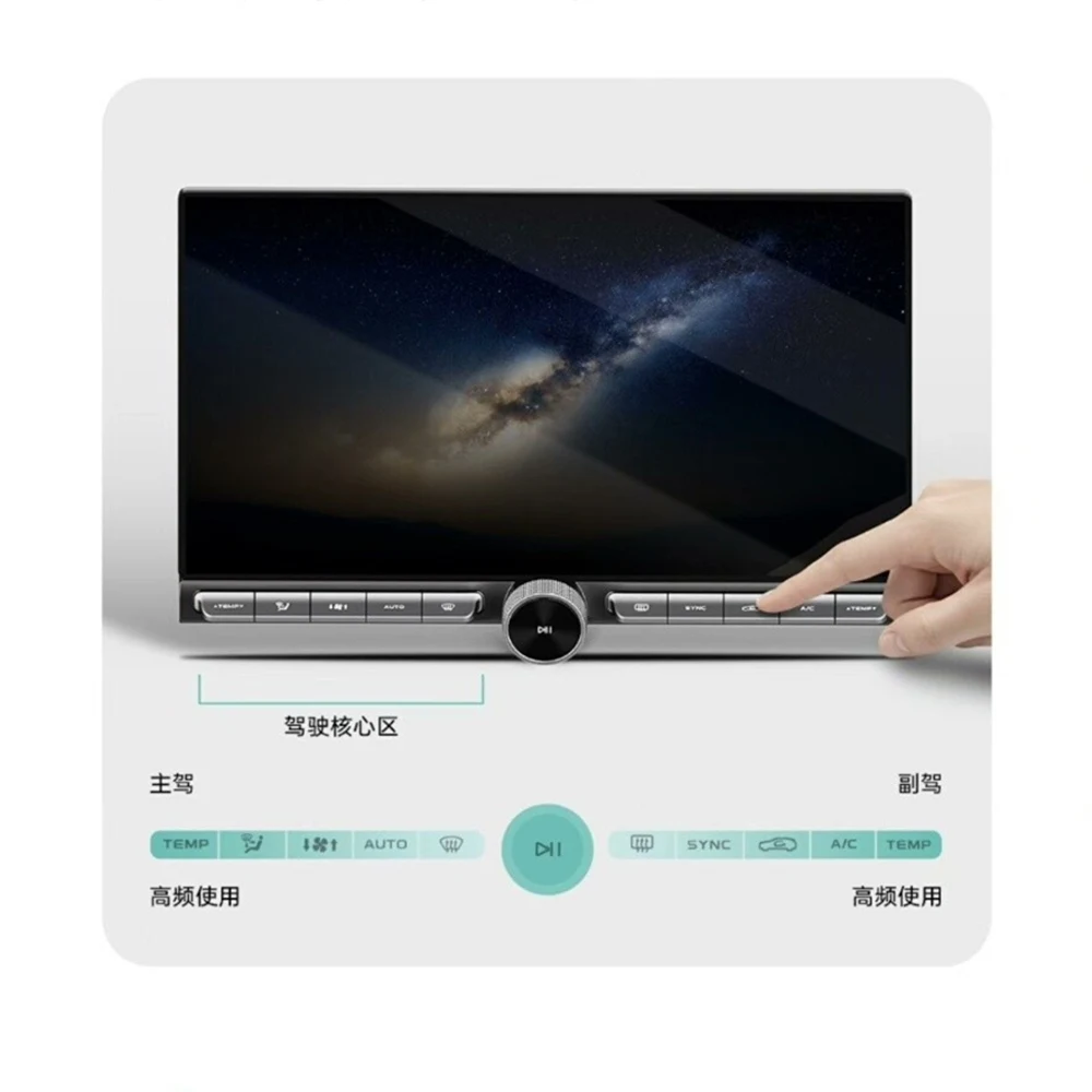 Car Magnetic Expansion Buttons Hub for Changan Deepal S07 2026 Year DEEPAL L07 Car Expand Magnetic Physical Buttons HUB Kit