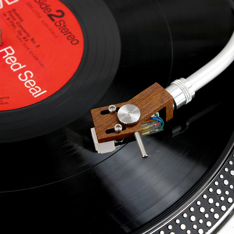 1 Uds tocadiscos de madera maciza cartucho Universal soporte de lápiz óptico para pastilla de vinilo LP tocadiscos accesorios de fonógrafo