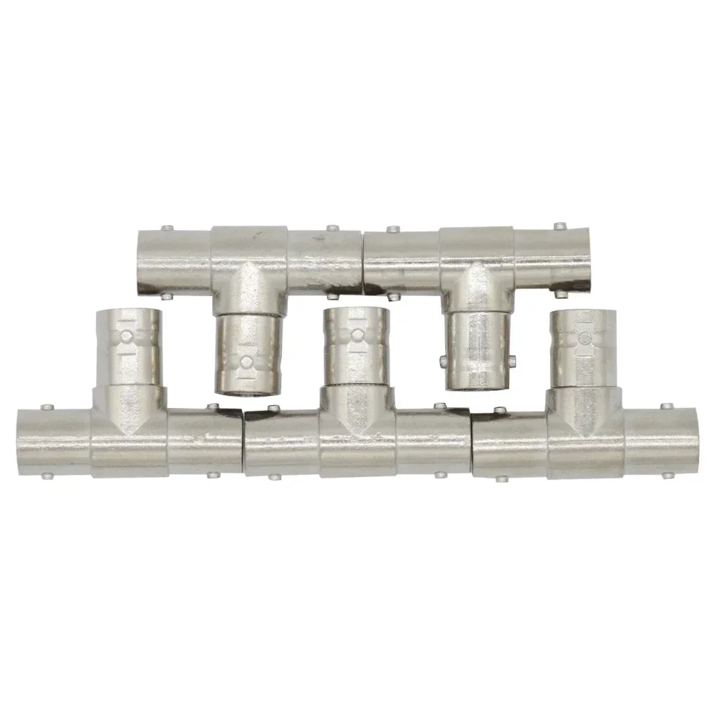 2pcs/5pcs/10pcs Right Angle tee three male connector for CCTV system BNC Connector security system